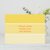 Sunny Yellow Paint Samples (Standing Front)