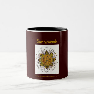Sunnycomb - Black Two Tone Mug (chocolate brown)