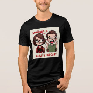 Sunnydale Diaries Podcast Logo T-Shirt Tri-Blend Shirt