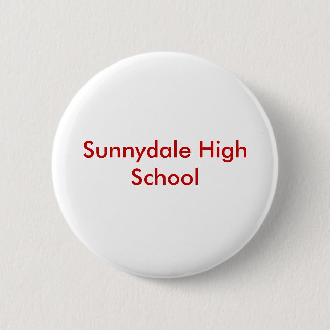 Sunnydale High School Badge Button (Front)