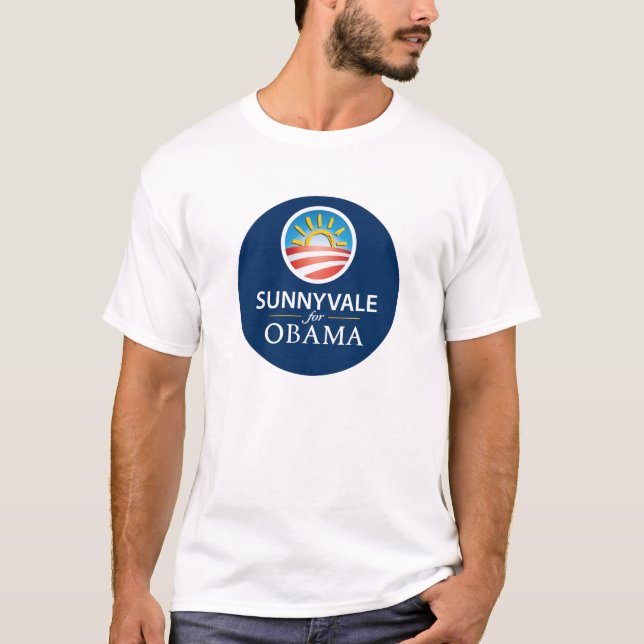 Sunnyvale for Obama T - Light T-Shirt (Front)