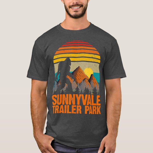 Sunnyvale Trailer Park Bigfoot National Park T-Shirt (Front)