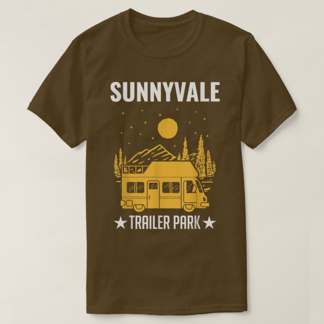 Sunnyvale Trailer Park Mobile Home Truck  T-Shirt (Design Front)