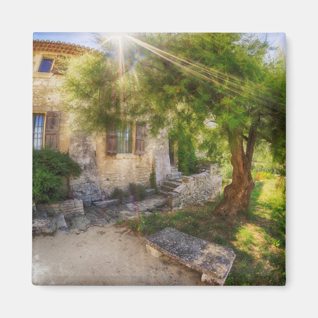 Sunray at St. Hilaire Abbey | France Magnet (Front)