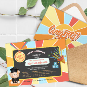 Sunray Kids Elementary Graduation Celebration Invitation