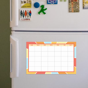 Sunray Monthly Calender Memo Magnetic Dry Erase Sheet