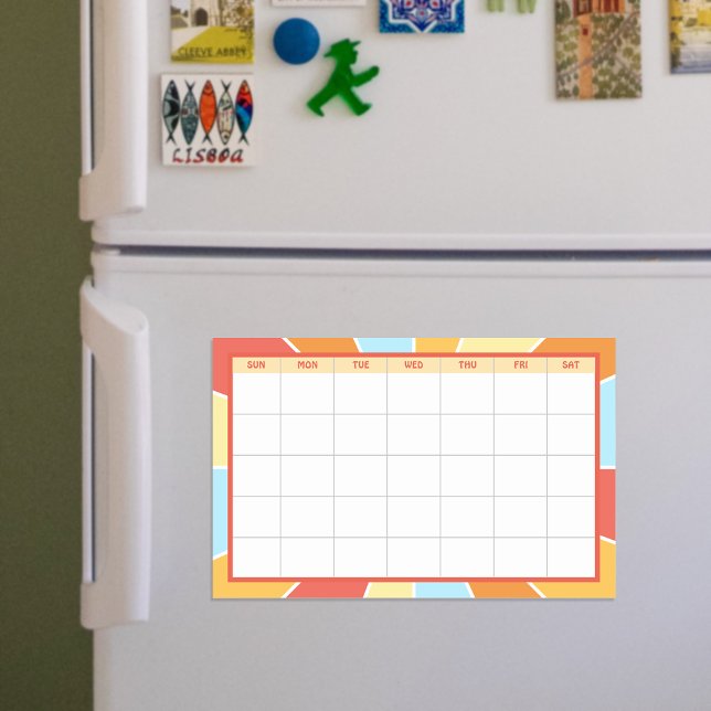 Sunray Monthly Calender Memo Magnetic Dry Erase Sheet (Sunray Monthly Calender Memo Magnetic Dry Erase Sheet)