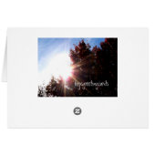Sunrays (bordered black) cards (Back Horizontal)