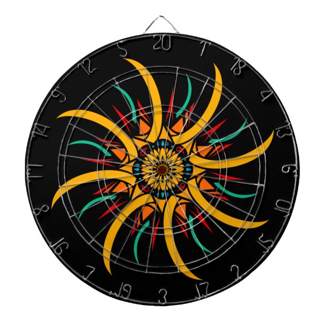 sunrays dart board (Front)