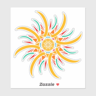 sunrays sticker