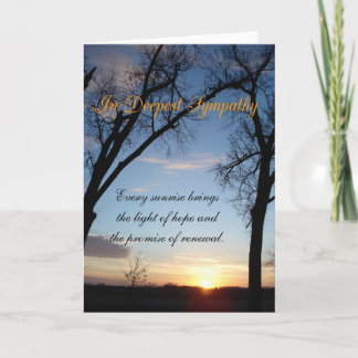 Sunrise5Sympathy Card