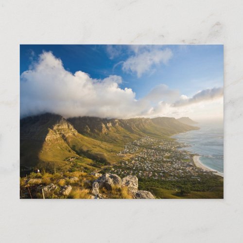 Sunrise Above Camps Bay And Table Mountain Postcard