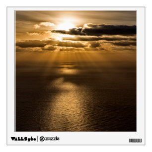 Sunrise above the Atlantic ocean Wall Sticker