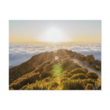 Sunrise Above the Clouds in Madeira, Pico Ruivo