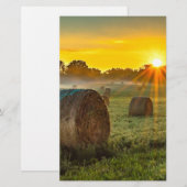Sunrise and Bales (Front/Back)