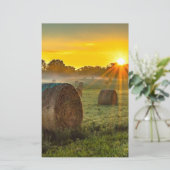 Sunrise and Bales (Standing Front)