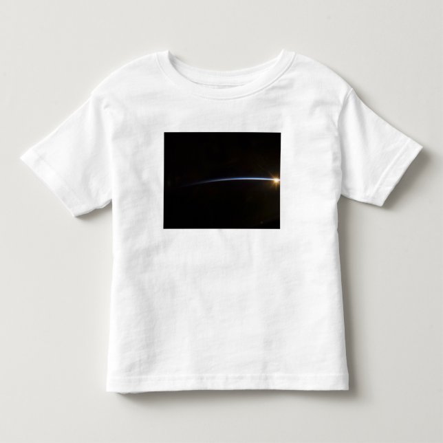 Sunrise as viewed in space toddler t-shirt (Front)