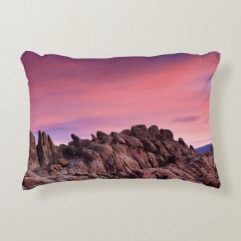 Sunrise At Alabama Hills Accent Pillow by usdeserts at Zazzle