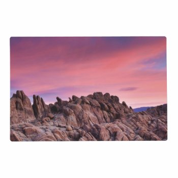 Sunrise At Alabama Hills Placemat by usdeserts at Zazzle