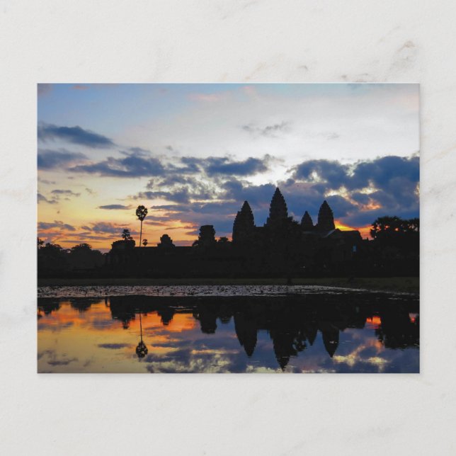 Sunrise at Angkor Wat, Cambodia - Postcard (Front)