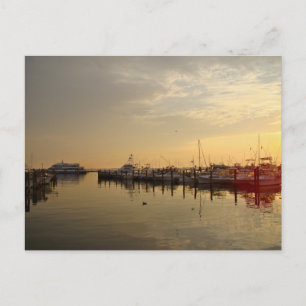 Sunrise at Atlantic Highlands New Jersey Postcard
