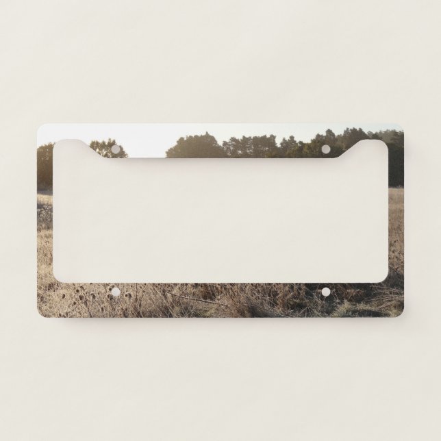 Sunrise at Bear Valley Trailhead Landscape License Plate Frame (Front)