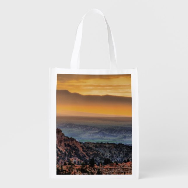 Sunrise at Bryce Canyon Reusable Grocery Bag (Front)