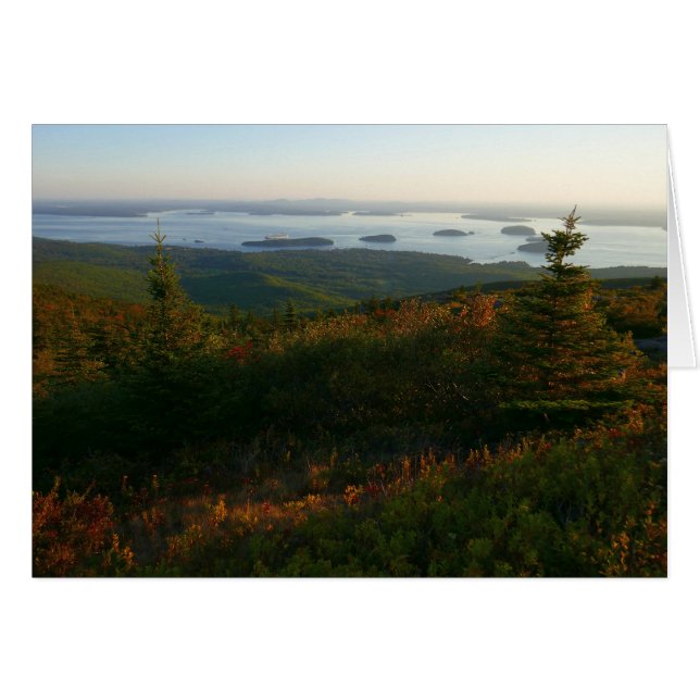 Sunrise at Cadillac Mountain I Cards (Front Horizontal)