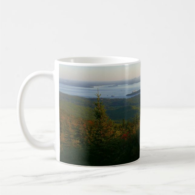 Sunrise at Cadillac Mountain I Coffee Mug (Left)