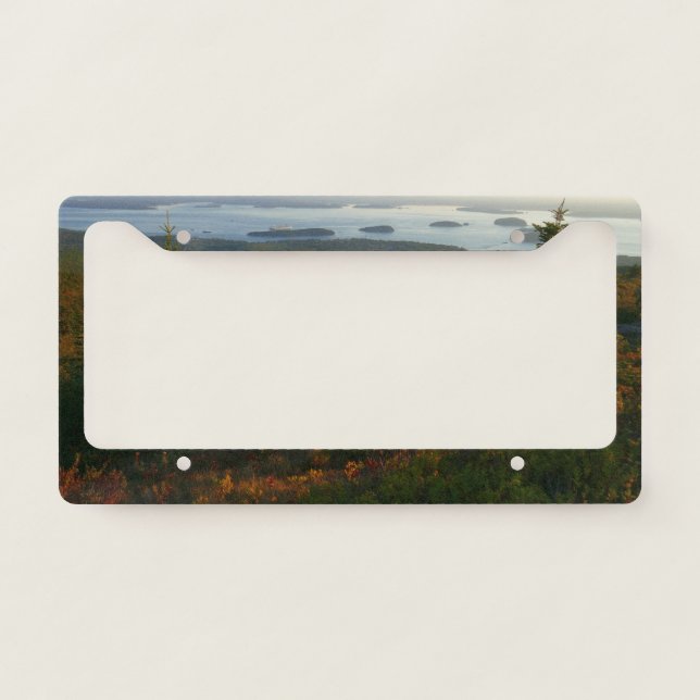 Sunrise at Cadillac Mountain I License Plate Frame (Front)