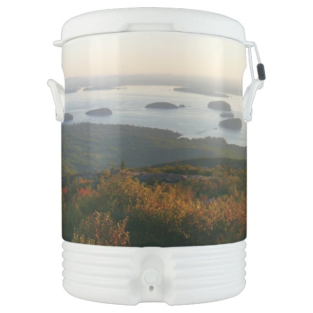 Sunrise at Cadillac Mountain II Beverage Cooler (Front)