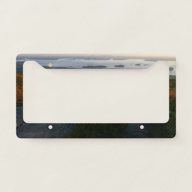 Sunrise at Cadillac Mountain II License Plate Frame (Front)