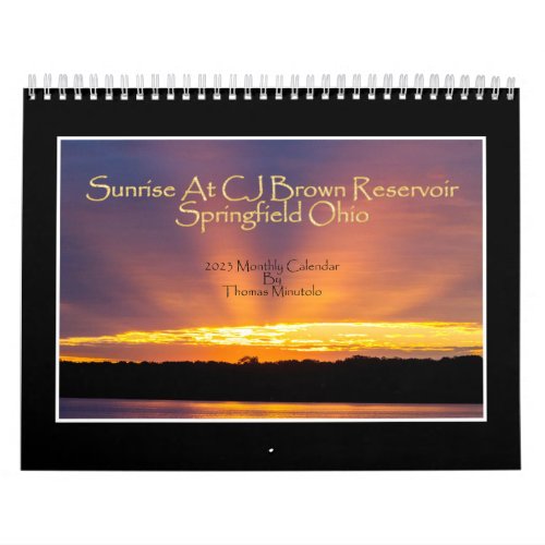 Sunrise At CJ Brown Reservoir 2023 Calendar 