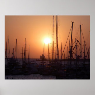 Sunrise at Crete Poster