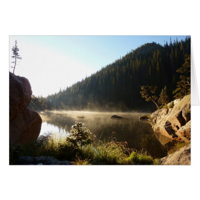 Sunrise at Dream Lake I Cards (Front Horizontal)