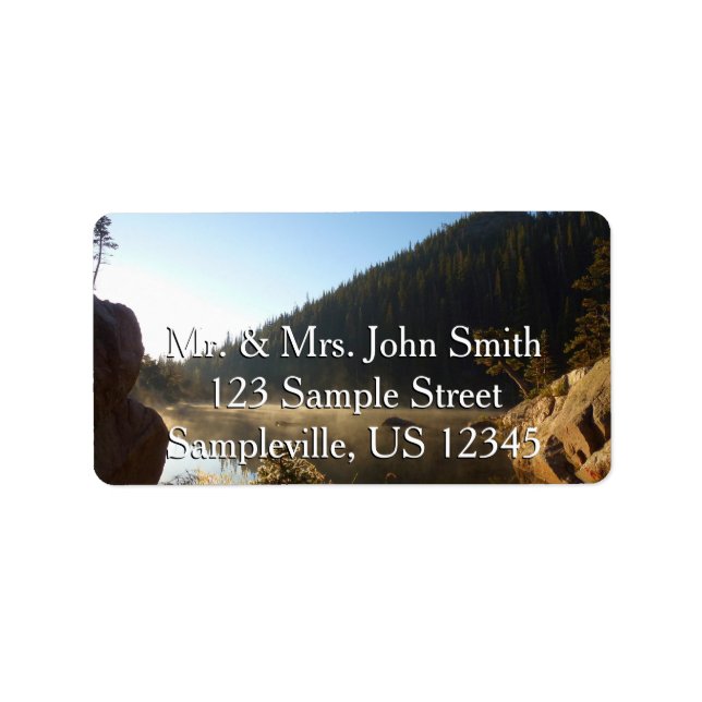 Sunrise at Dream Lake I Label (Front)