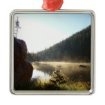 Sunrise at Dream Lake I Metal Ornament