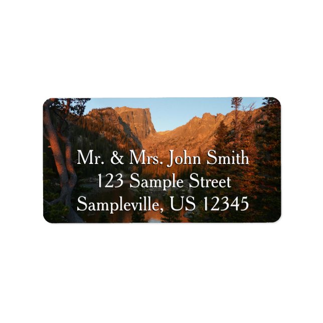 Sunrise at Dream Lake II Label (Front)