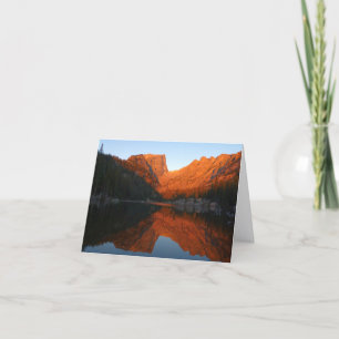 Sunrise at Dream Lake III Card