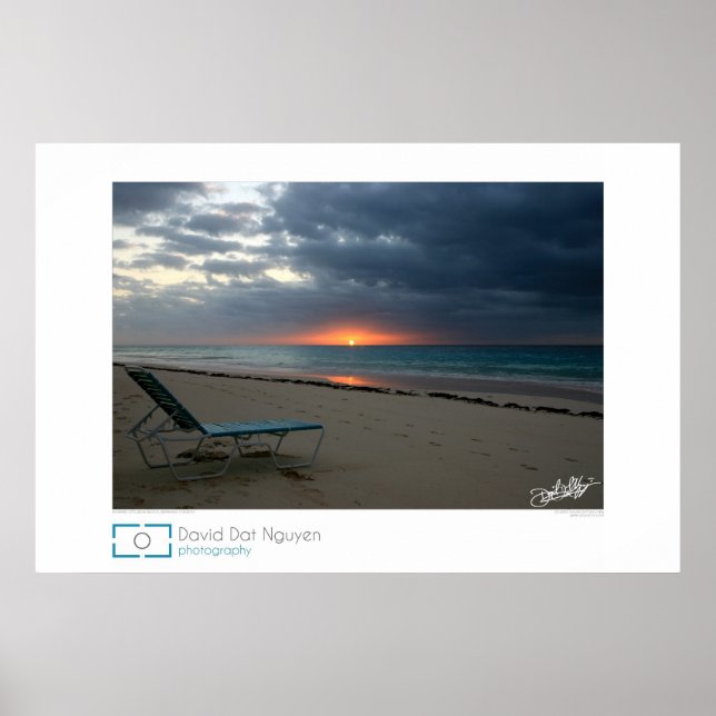 Sunrise at Elbow Beach, Bermuda Poster (Front)