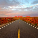 Sunrise at Forrest Gump Point  Jigsaw Puzzle<br><div class="desc">This stylish puzzle features first light coming over the horizon near Monument Valley,  at the iconic place where Forrest Gump stopped running.  All photography was taken on location by the seller.  All rights reserved.</div>