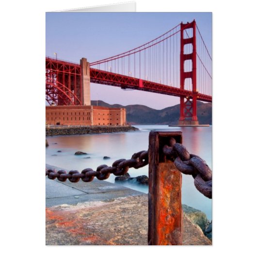 Sunrise At Fort Point Cards (Front)
