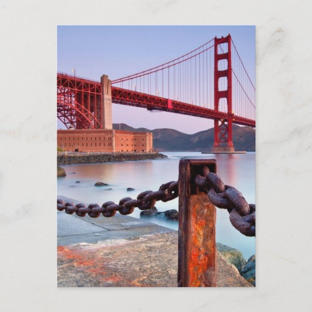Sunrise At Fort Point Postcard (Front)