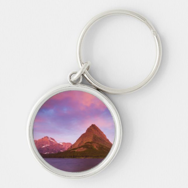 Sunrise at Glacier Keychain (Front)