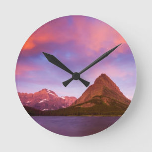 Sunrise at Glacier Round Clock