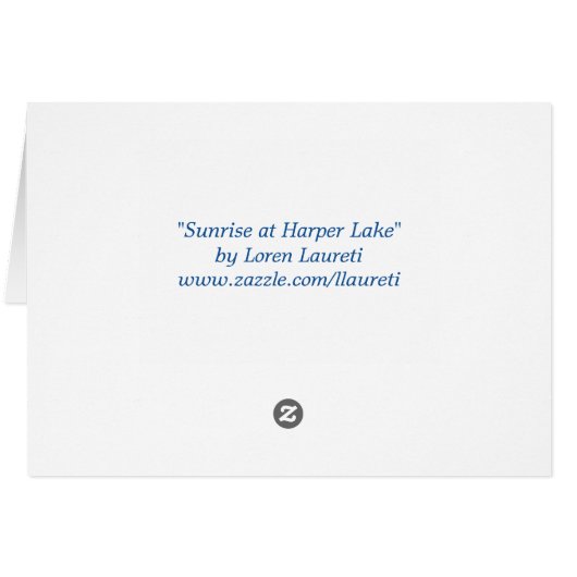 Sunrise at Harper Lake (Back Horizontal)