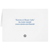 Sunrise at Harper Lake Cards (Back Horizontal)
