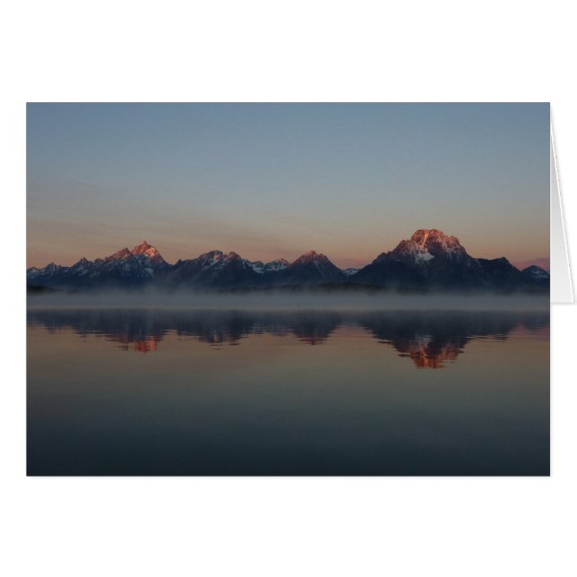 Sunrise at Jackson Dam Grand Teton National Park (Front Horizontal)