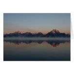 Sunrise at Jackson Dam Grand Teton National Park Cards