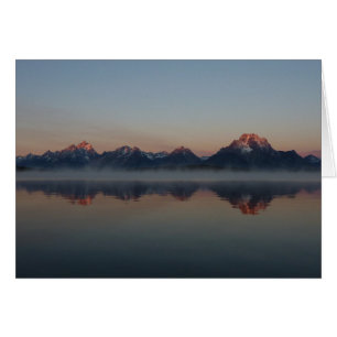 Sunrise at Jackson Dam Grand Teton National Park Cards